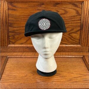 Vans Black Checkered Shallow Unstructured Snapback